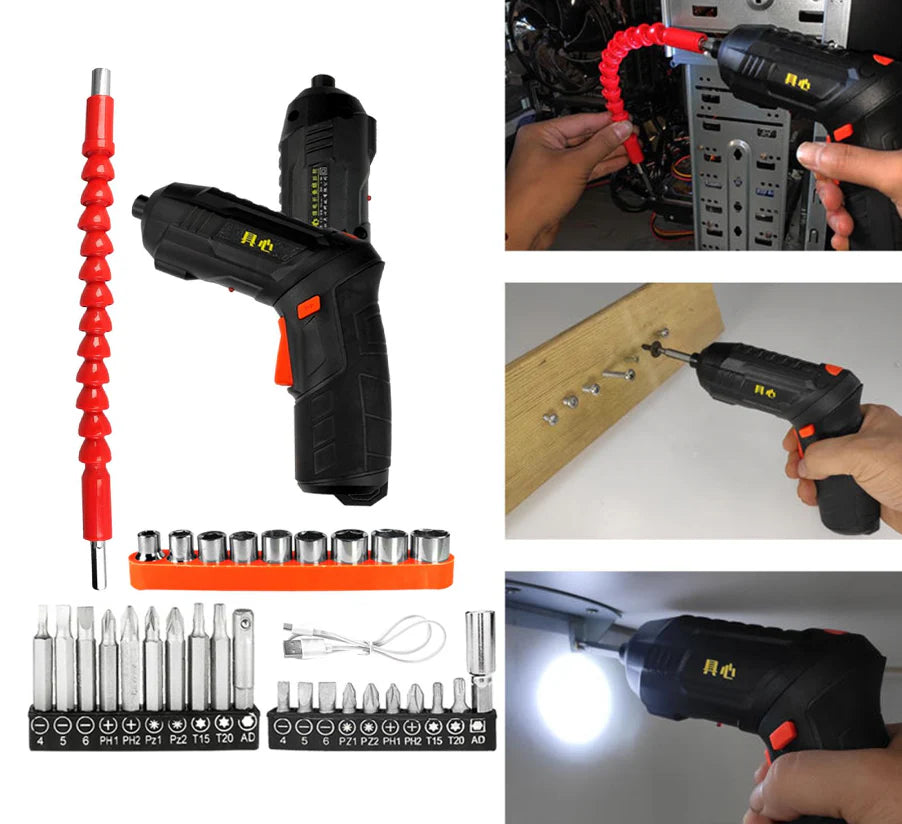 Kit Destornillador Pro Eléctrico ® De Precisión