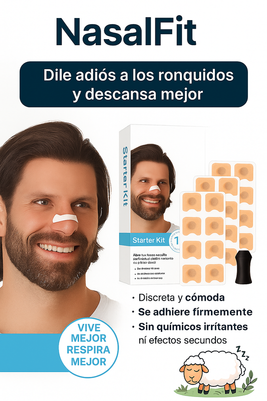 NasalFit ® Bandas magneticas para la nariz.